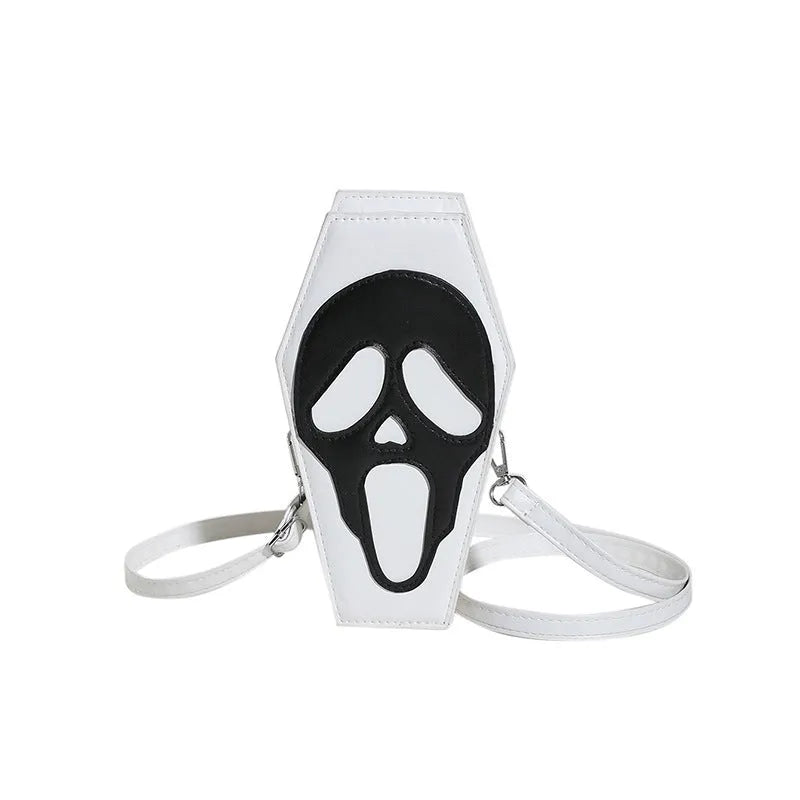 Halloween Coffin-shape Shoulder Bag Ghost Spider - Bellarte Enchanté Halloween Coffin-shape Shoulder Bag Ghost Spider